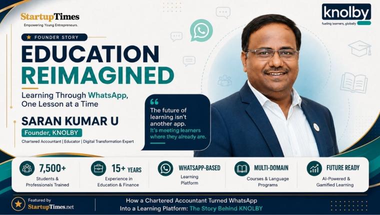 How Chartered Accountant Saran Kumar U Turned WhatsApp Into a Powerful Learning Platform with KNOLBY