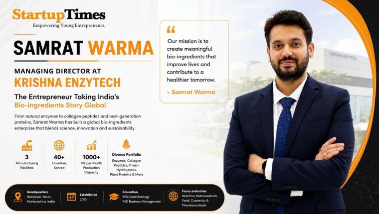 Samrat Warma: The Entrepreneur Taking India's Bio-Ingredients Story Global