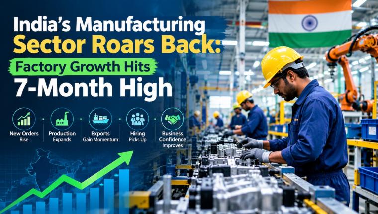 India’s Manufacturing Sector Roars Back: Factory Growth Hits 7-Month High