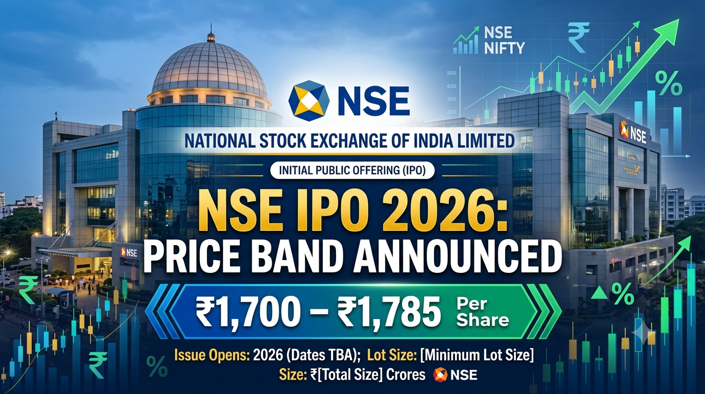 NSE IPO 2026: National Stock Exchange Sets ₹1,700–₹1,785 Price Band