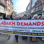Mass Shutdown in Ladakh as Thousands Protest for Statehood and Sixth Schedule Safeguards