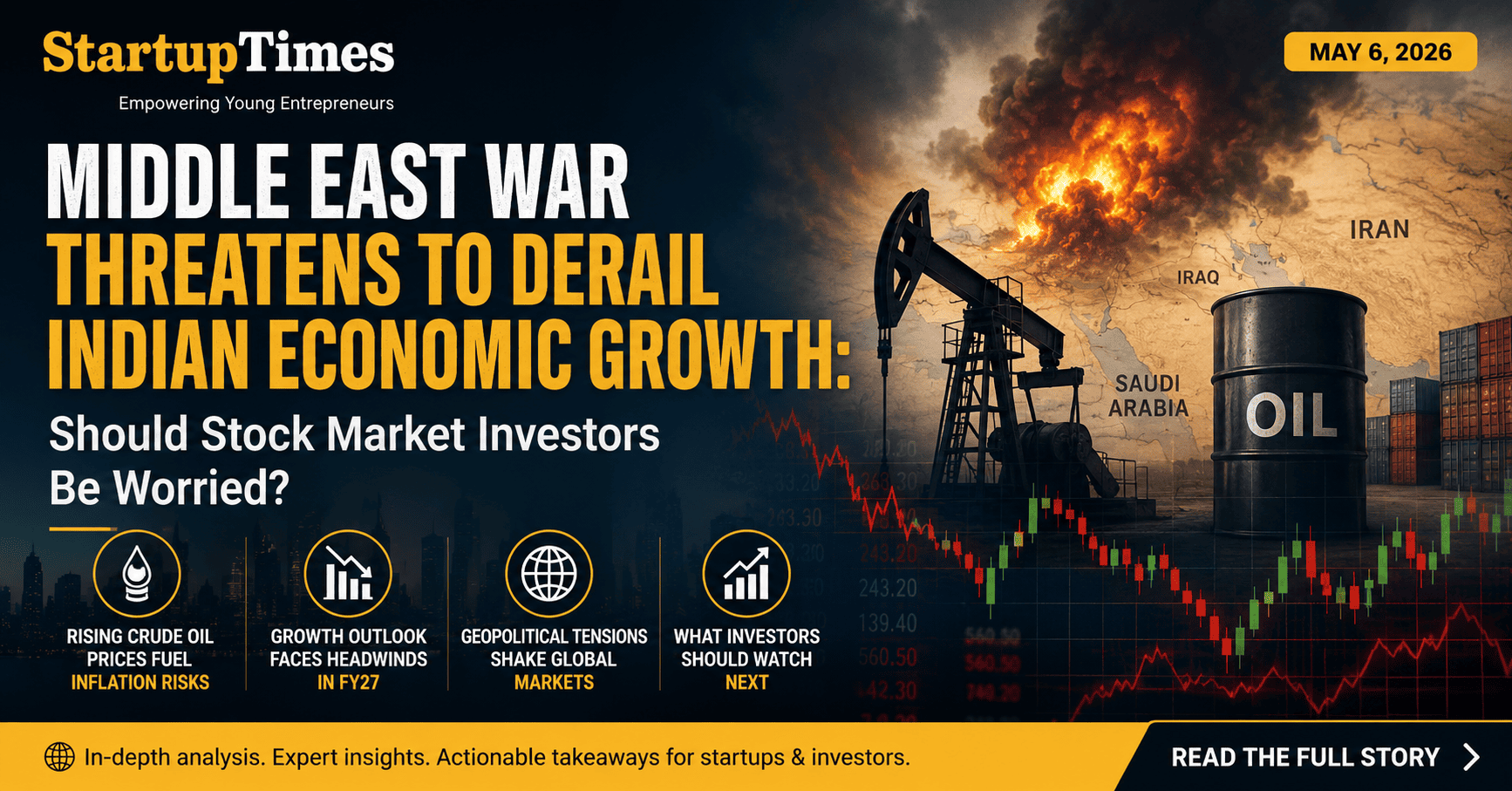 How the Middle East Conflict Could Impact India’s Economy and Startup Ecosystem in 2026